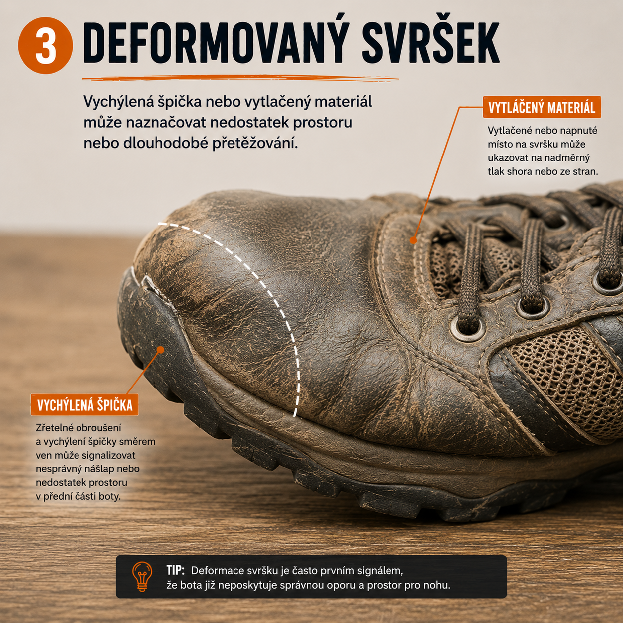 deformovaný svršek